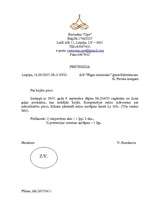 Paraugs 'Pretenzija', 1.