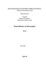 Referāts 'Komerclikums, tā raksturojums', 1.