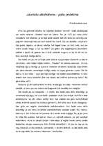 Eseja 'Jauniešu alkoholisms – pašu problēma', 1.