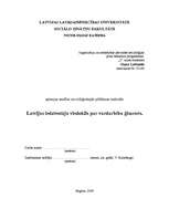 Referāts 'Latvijas iedzīvotāju viedoklis par vardarbību ģimenēs', 1.