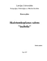 Biznesa plāns 'Biznesa plāns', 1.