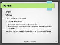 Prezentācija 'Linux drošība', 2.