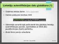Prezentācija 'Linux drošība', 14.