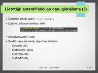 Prezentācija 'Linux drošība', 16.