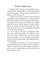 Eseja 'Klonēšana - glābiņš vai posts?', 1.