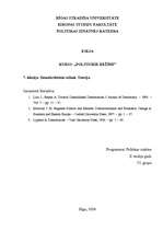 Eseja 'Demokrātiskie režīmi. Teorija', 1.