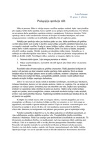 Konspekts 'Pedagoģija operāciju zālē', 1.