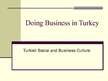 Prezentācija 'Doing Business in Turkey', 1.