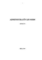 Referāts 'Administratīvais sods', 1.