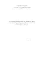 Referāts 'Attieksme pret kukuļošanu Latvijā', 1.
