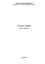 Referāts 'Ķēžu teorija', 1.