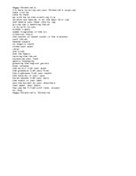 Eseja 'Valentine Poem', 1.