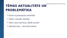 Prezentācija 'Negative Emotions in The Mathematics Classroom: Shame and Humiliation Amongst Hi', 2.