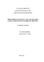 Referāts 'Preses izdevuma laikraksta "Cīņa" (1946-1953) Josifa Staļina attēlojums 1947.gad', 1.