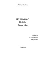 Biznesa plāns 'SIA "Kaķpēdiņa"', 1.