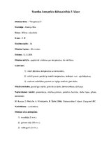 Konspekts 'Stundas konspekts 5.klasei. Temperatūra', 1.