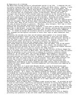 Eseja 'An Experience of a Lifetime', 1.