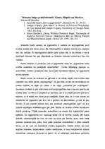 Konspekts 'Vēstures beigu priekšvēstneši: Kants, Hēgelis un Markss', 1.