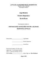 Referāts 'Pārtikas izvēli noteicošie faktori. Jelgavas iedzīvotāju aptauja', 1.