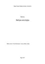 Referāts 'Baltijas mitoloģija', 1.