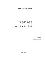 Prakses atskaite 'AS “Aizkraukles banka”', 1.