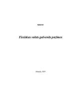 Referāts 'Tiesiskas valsts galvenās pazīmes', 1.