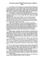 Eseja 'Recenzija par Rūdolfa Blaumaņa lugas "Indrāni" iestudējumu teātrī', 1.