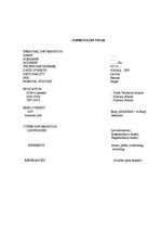 Paraugs 'Curriculum Vitae', 1.