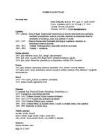 Paraugs 'Curriculum Vitae paraugs', 1.