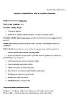 Konspekts 'Integrētas rotaļnodarbības plāns ar rokdarbu dominanti', 1.