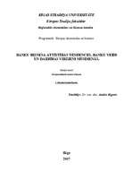 Referāts 'Banku biznesa attīstības tendences. Banku veidi un darbības virzieni mūsdienās', 1.
