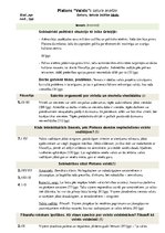 Konspekts 'Platona "Valsts" analīze', 1.