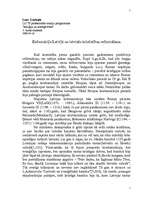 Referāts 'Reformācija Latvijā un latviešu kristietības reformēšana', 1.