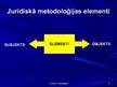 Prezentācija 'Juridiskās metodoloģijas jēdziens, priekšmets un struktūra', 16.