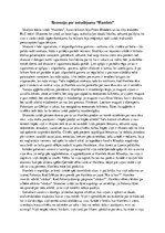 Eseja 'Recenzija par izrādi "Hamlets"', 1.