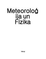 Referāts 'Meteoroloģija un fizika', 1.