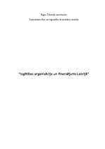 Referāts 'Izglītības organizācija un finansējums Latvijā', 1.