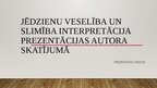 Prezentācija 'Jēdzienu veselība un slimība interpretācija prezentācijas autora skatījumā - 4. ', 1.
