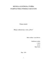 Prakses atskaite 'Prakses atskaite. Polijas informācijas centrs "Tūris"', 1.