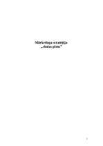 Konspekts 'Mārketinga plāns "Skolas piens"', 1.