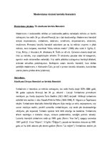 Konspekts 'Modernisma virzieni latviešu literatūrā', 1.