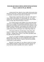 Eseja 'Galvenās pārmaiņas kultūras dzīvē Latvijas teritorijā 19.gadsimta otrajā pusē un', 1.