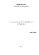 Referāts '"Double Coffee" mārketinga koncepcija', 1.