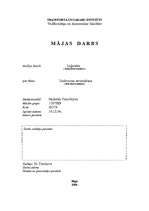 Konspekts 'Loģistikas uzdevumi', 1.