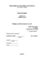 Referāts 'Reliģiju dažādie skatījumi uz nāvi', 1.