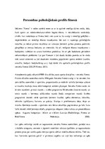 Eseja 'Personības psiholoģiskais profils fitnesā', 1.