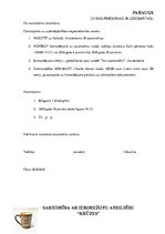 Paraugs 'Rīkojums. Kā to rakstīt, sastāvdaļas', 12.