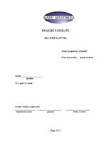 Prakses atskaite 'Prakses pārskats internacionālā uzņēmumā', 1.