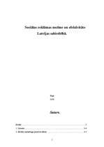 Referāts 'Sociālas reklāmas nozīme un efektivitāte Latvijas sabiedrībā', 1.
