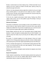 Eseja 'The value of kindness and respect', 6.